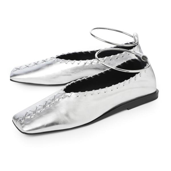 Jil Sander Jil Sander Ring Ballerina パンプス