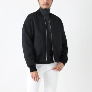 ジルサンダー JIL SANDER 中綿入り ブルゾン BLOUSON 28 ブラック メンズ j22bn0160-j70001-001｜mb-y