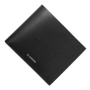 ジルサンダー JIL SANDER 2つ折り財布 小銭入れ付き ZIP POCKET WALLET ブラック メンズ j25ui0002-p5995-001