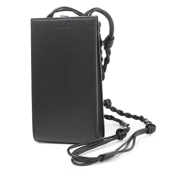 ジルサンダー JIL SANDER フォンホルダー TANGLE PHONE CASE ブラック メ...