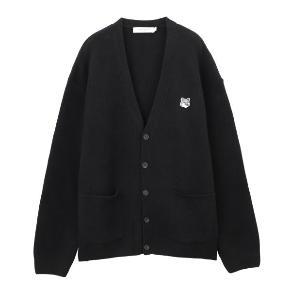 メゾンキツネ MAISON KITSUNE カーディガン ブラック メンズ jm00518kt100...