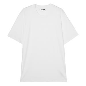 ジルサンダー JIL SANDER クルーネックTシャツ ホワイト メンズ jsmr706020-mr24730｜mb-y