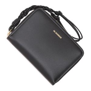 ジルサンダー JIL SANDER 2つ折り財布 小銭入れ付き ブラック レディース jspu840158-wus69158n-001