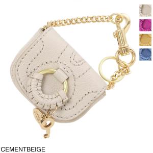 シーバイクロエ SEE BY CHLOE キーリング HANA ハナ レディース chs20wk622305-24h-cementbeige｜mb-y