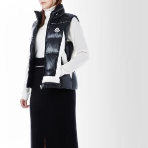 モンクレール MONCLER ダウンベスト KEVOSER ブラック レディース kevoser1a00023-68950-999｜mb-y