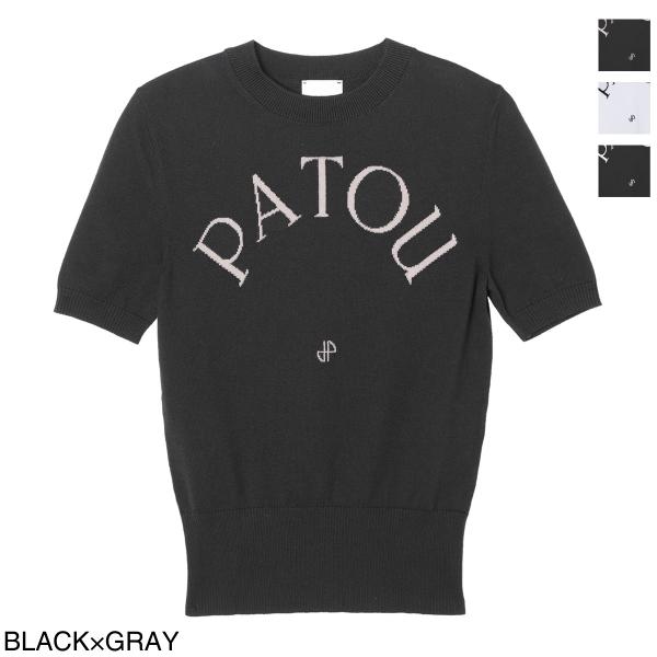 パトゥ Patou 半袖クルーネックニット ECO FRIENDLY COTTON BLEND JA...