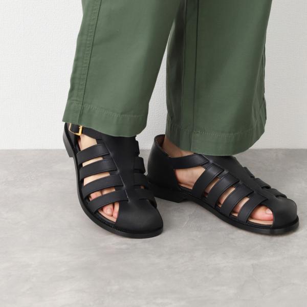 ロエベ LOEWE サンダル LOEWE CAMPO SANDAL グルカサンダル ブラック レディ...