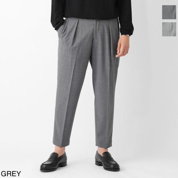 カマール Kamar ツープリーツ イージースラックス LAPO ウールパンツ メンズ lapo-8...