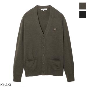 メゾンキツネ ベージュ Vネックカーディガン 楽天市場】メゾンキツネ MAISON KITSUNE Vネック カーディガン