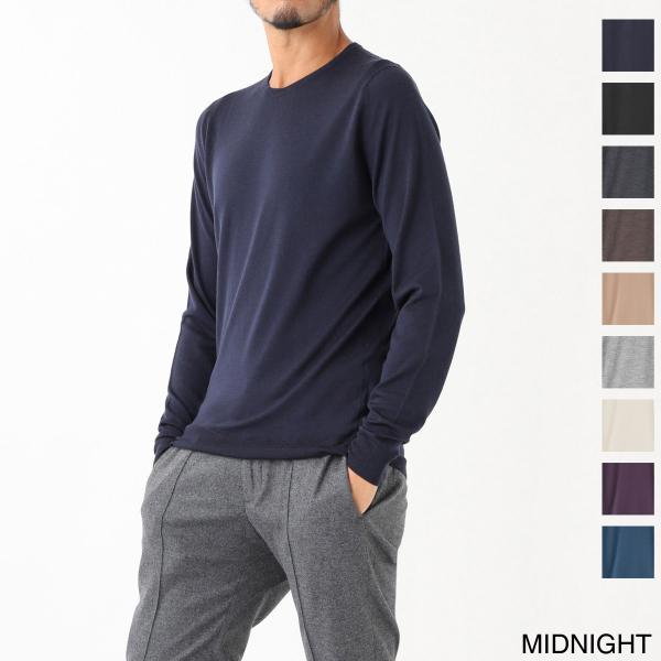 ジョンスメドレー JOHN SMEDLEY クルーネックニット LUNDY ランディ 30ゲージ S...