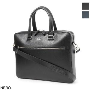 フェラガモ FERRAGAMO (Salvatore Ferragamo) ブリーフケース REVIVAL リバイバル ショルダーバッグ メンズ 240986-753418-nero｜モダンブルーYahoo!店