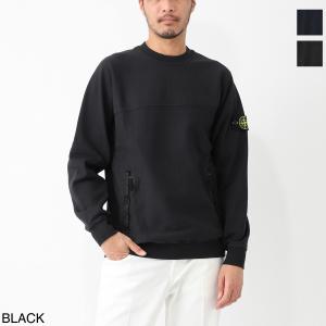 STONE ISLAND スウェット STONE ISLAND ワッペンパッチ スウェット Cotton Round Neck