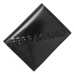 フェラガモ FERRAGAMO (Salvatore Ferragamo) カードケース 名刺入れ ブラック メンズ 661206-0764224-nero｜mb-y