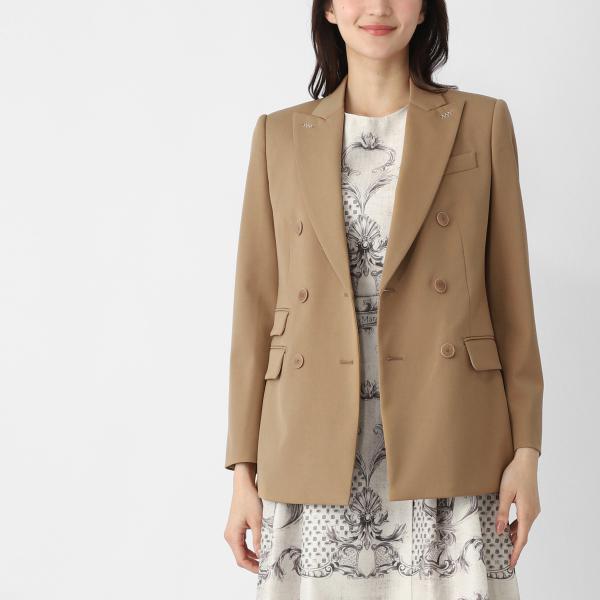 マックスマーラ Max Mara ダブルジャケット MXMEGREGE エグレージェ ウール ギャバ...