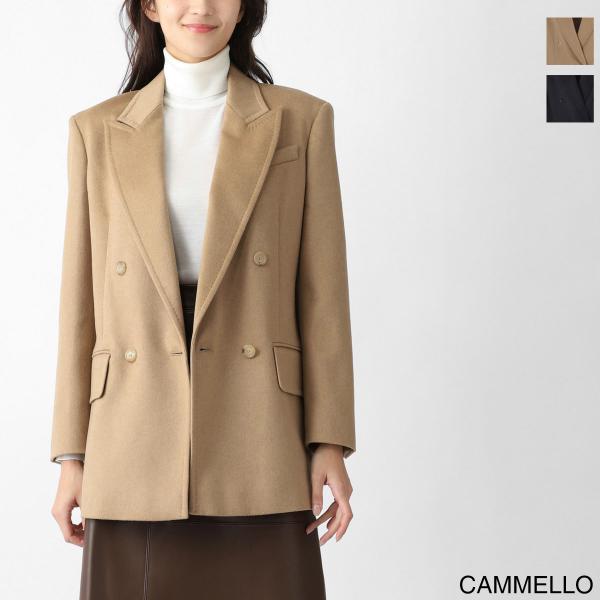 マックスマーラ Max Mara ダブルブレストジャケット OLIMPIA ピュア キャメル 大きい...