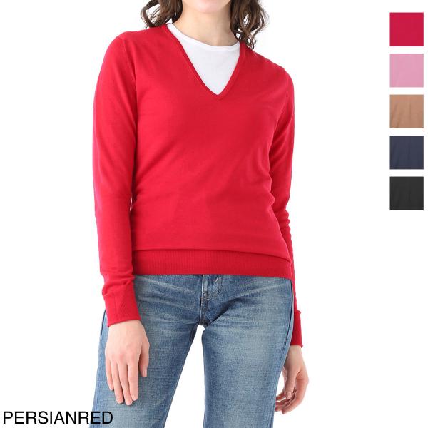 ジョンスメドレー JOHN SMEDLEY Vネックセーター ORCHID エクストラファインメリノ...