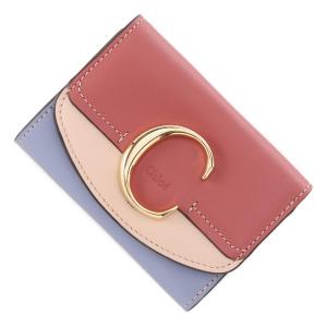 クロエ Chloe 3つ折り財布 小銭入れ付き CHLOE C ピンク レディース chc21sp058e19-6s2-fadedrose