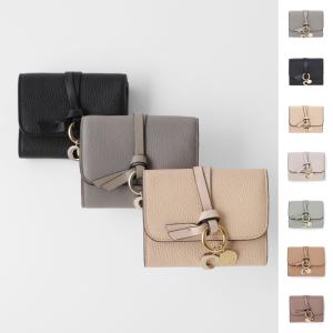 【新品/未使用】クロエ 三つ折りミニ財布 Chloe クロエ chloe 財布 三つ折り財布 CHC23AP874 I10 セメント