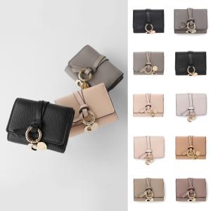 Chloe クロエ chloe 財布 三つ折り財布 CHC23AP874 I10 セメント
