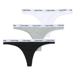 カルバンクライン Calvin Klein T-バック ショーツ3枚セット マルチカラー レディース qd3587-999