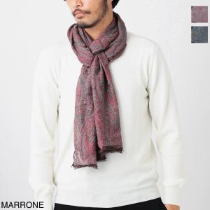 ETRO エトロ ストール メンズ r11777-9389-500 : モダンブルー