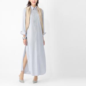 セリーヌ CELINE ワンピース シャツワンピース ブルー レディース