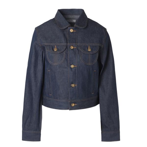 セリーヌ CELINE デニムジャケット ブルー レディース rv0n3-0842-07ia