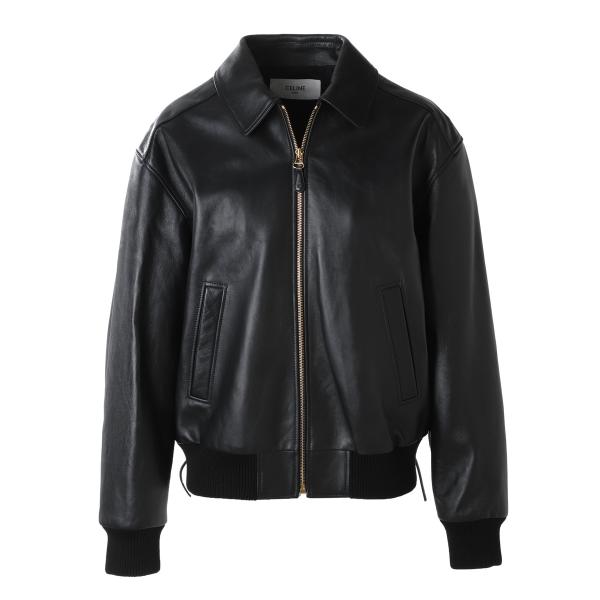 セリーヌ CELINE レザージャケット BLOUSON AVIATEUR DETAIL LACAG...