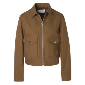 セリーヌ CELINE ブルゾン BLOUSON WESTERN ウエスタンブルゾン ブラウン レディース rv0nq-0668-04db