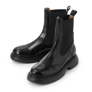 GANNI ガニー ロングブーツ High Chelsea Boot Black Stitch