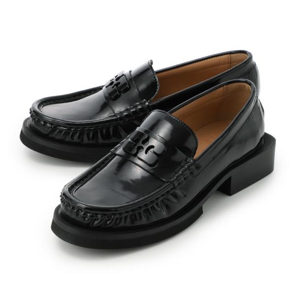 Ganni Ganni Butterfly Logo Loafers ローファー