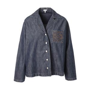 ロエベ LOEWE シャツジャケット PYJAMA BLOUSE デニムジャケット 大きいサイズあり ブルー レディース s359y13x52-5820｜モダンブルーYahoo!店