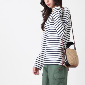 クロエ Chloe ショルダーバッグ 2WAY WOODY SMALL BASKET バスケットバッグ ブラック レディース chc23as381l18-915-black-beige1｜mb-y