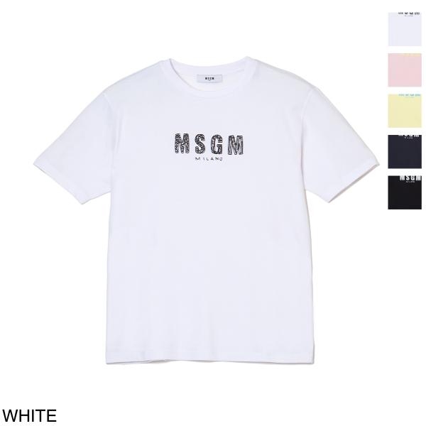 エムエスジーエム MSGM クルーネックTシャツ ロゴ プリントTシャツ ロゴT KIDS キッズ ...
