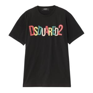 ディースクエアード DSQUARED2 クルーネックTシャツ DSQUARED2 JAMAICAN COOL T-SHIRT ブラック メンズ s71gd1249-s23009-900｜mb-y