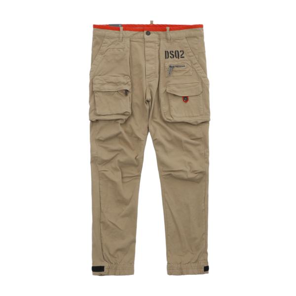 ディースクエアード DSQUARED2 カーゴパンツ SEXY CARGO PANT ブラウン メン...