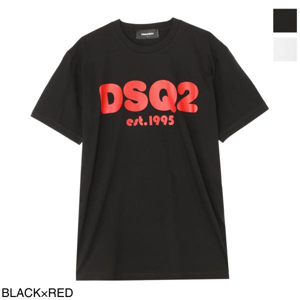 ディースクエアード クルーネック半袖Tシャツ メンズ s74gd1086-s23009-900 DS...