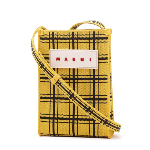 マルニ MARNI ショルダーバッグ MINI SHOULDER ミニバッグ イエロー レディース ...
