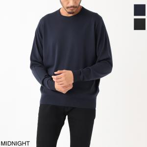 ジョンスメドレー JOHN SMEDLEY クルーネックニット SCANLAN MODERN FIT メンズ scanlan-midnight｜mb-y