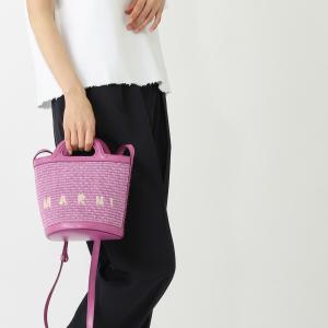 MARNI マルニ　かごバッグ　バケット　ショルダーバッグ　パープル MARNI（マルニ） バッグ バスケットバッグ スモール トロピカリア