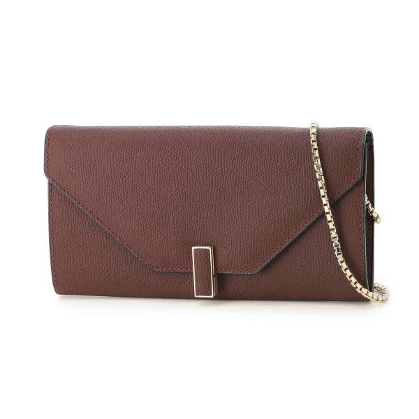 Valextra Valextra ISIDE WALLET ON CHAIN 長財布