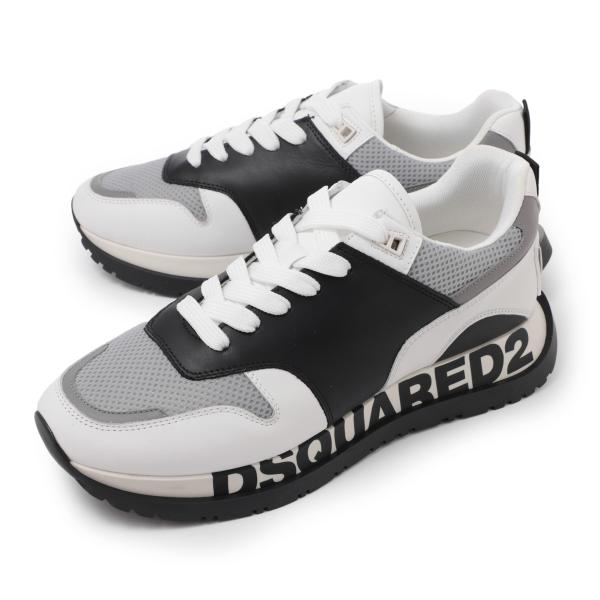 ディースクエアード DSQUARED2 スニーカー RUNNING グレー メンズ snm0213-...