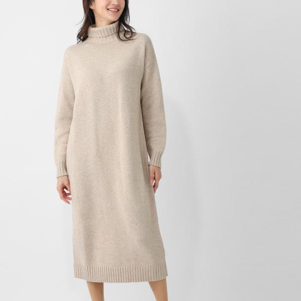 マックスマーラ Max Mara ニットワンピース SUMMER ピュア カシミヤ ハイネック ハイ...