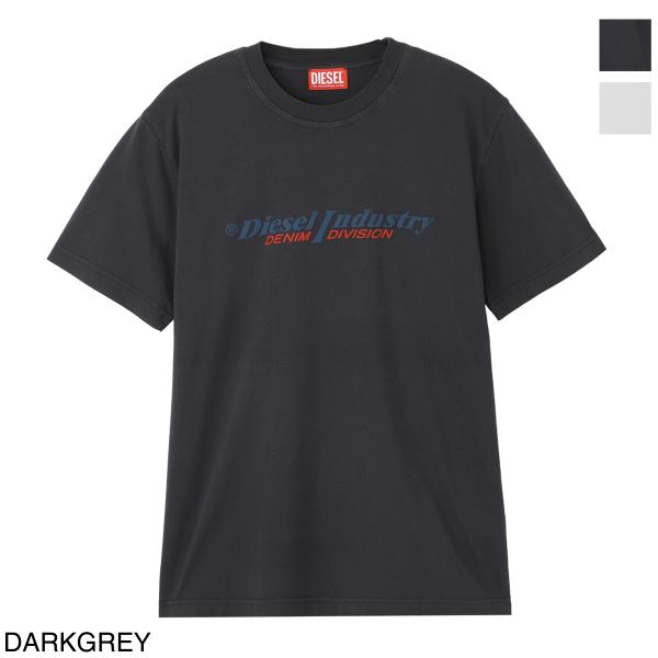 ディーゼル DIESEL クルーネック半袖Tシャツ メンズ t-diegor-ind-a03741-...