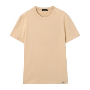 トムフォード TOM FORD クルーネックTシャツ ベージュ メンズ t4m08-004｜mb-y