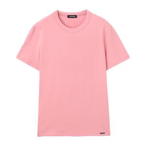 【訳あり】【アウトレット】トムフォード TOM FORD クルーネックTシャツ ピンク メンズ t4m08-004｜mb-y