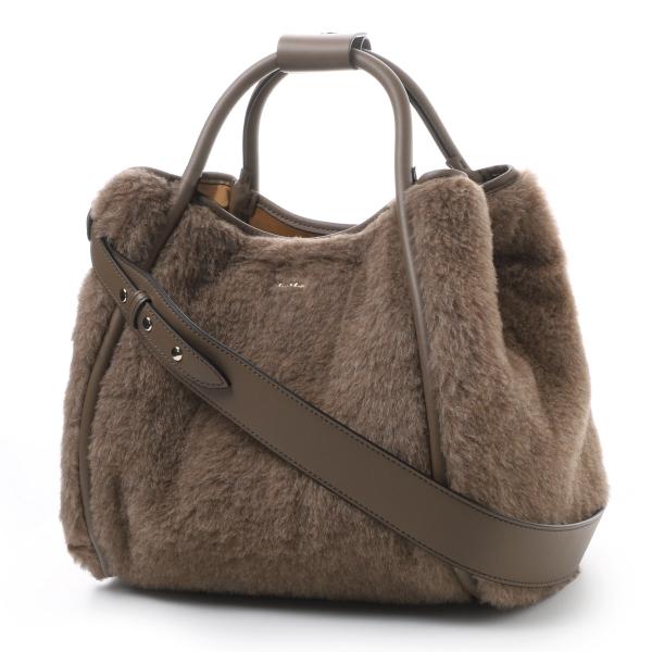 マックスマーラ Max Mara ハンドバッグ 3WAY TMARINS4 カシミヤ テディベア ス...