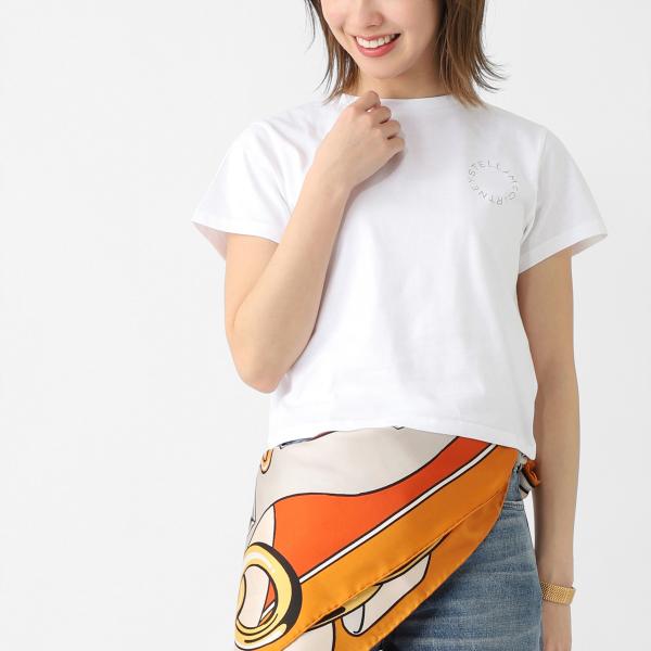 ステラマッカートニー STELLA McCARTNEY クルーネックTシャツ ロゴT KIDS キッ...