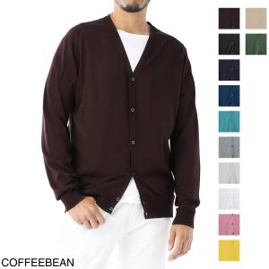 ジョンスメドレー JOHN SMEDLEY カーディガン WHITCHURCH シーアイランドコットン 30ゲージ STANDARD FIT メンズ whitchurch-coffeebean