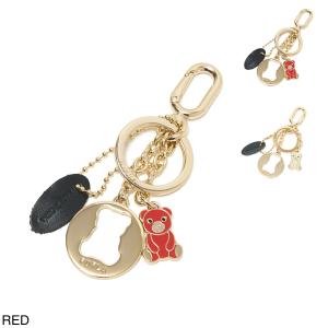フルラ FURLA キーリング CRYSTAL KEYRING BEAR クリスタル テディベア キーリング キーホルダー チャーム バッグチャーム レディース